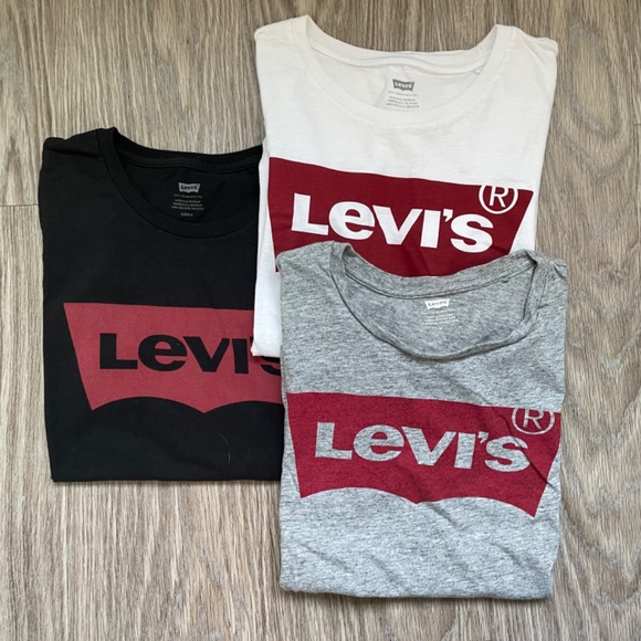 Women’s White Levi’s Logo T-Shirt Size Small - Picture 2 of 6